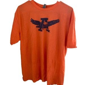 Scarlet & Gold Orange Auburn University tee